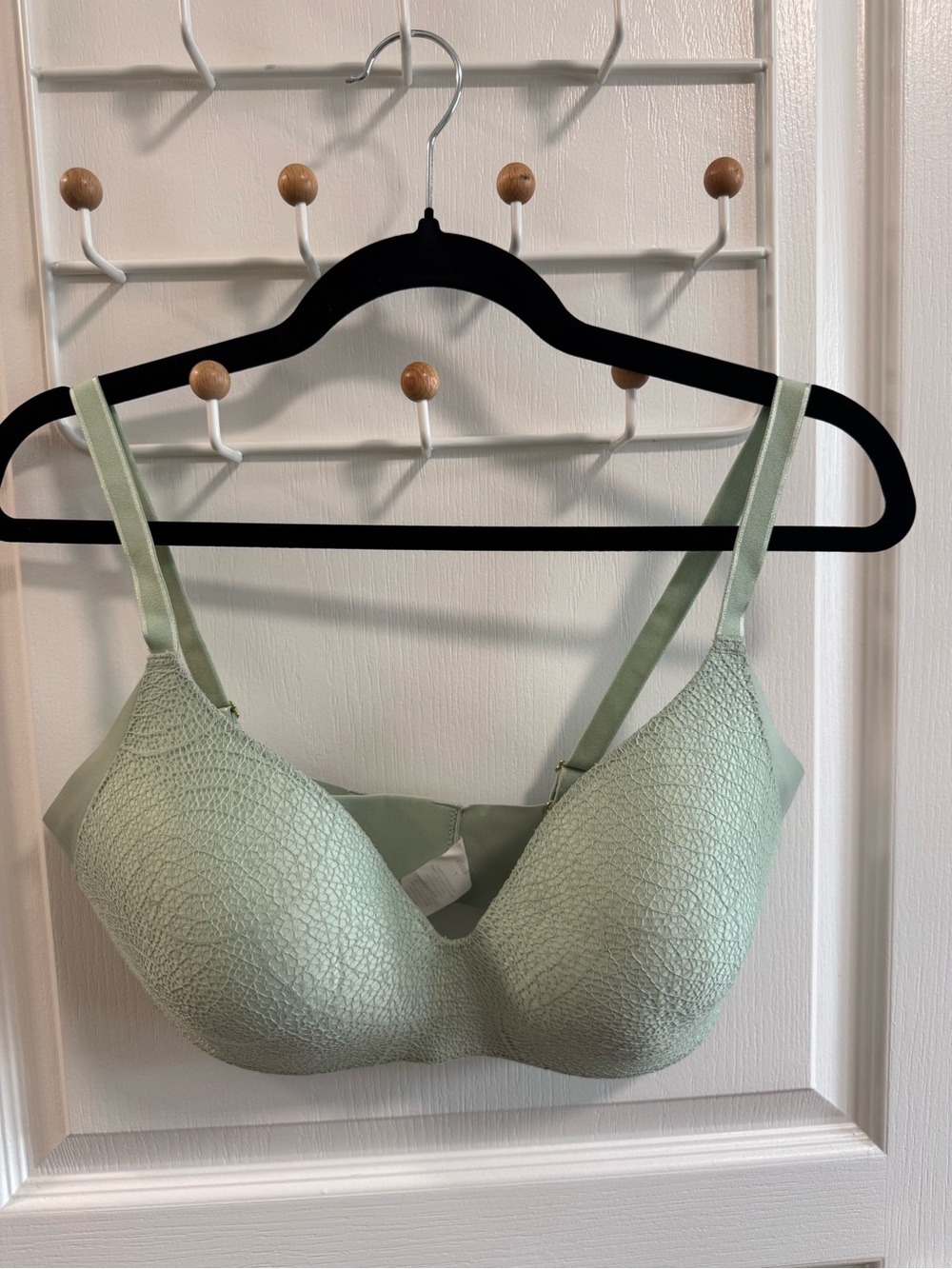 Knix Green Textured Bra